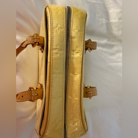Louis Vuitton Vintage Yellow Vernice Summit Bag Used but good condition. - Picture 14 of 16